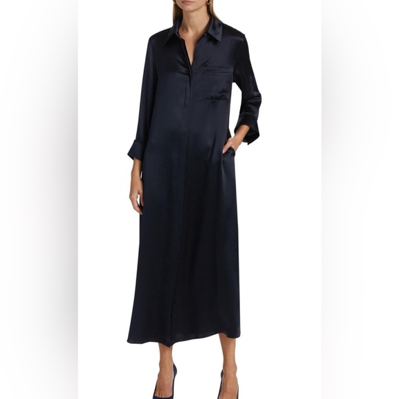 NWT $895 TWP Jennys Silk Shirtdress Maxi Dress Gown - Picture 6 of 8